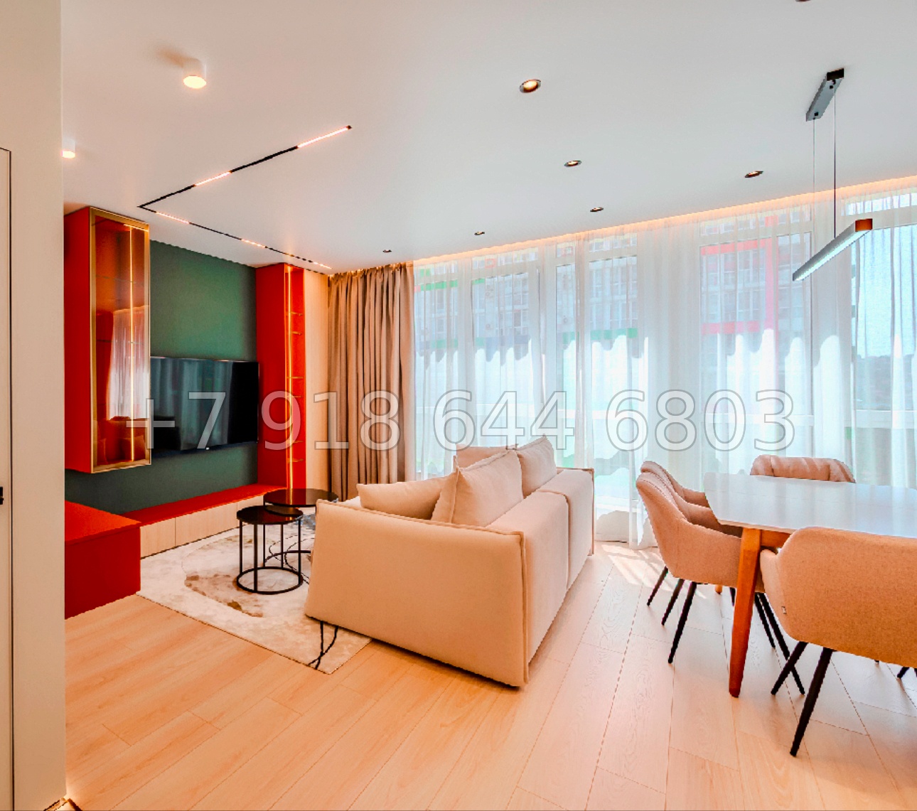 № 18р. Квартира с хорошим дорогим ремонтом в ЖК 123 Сочи  - миниатюра 17