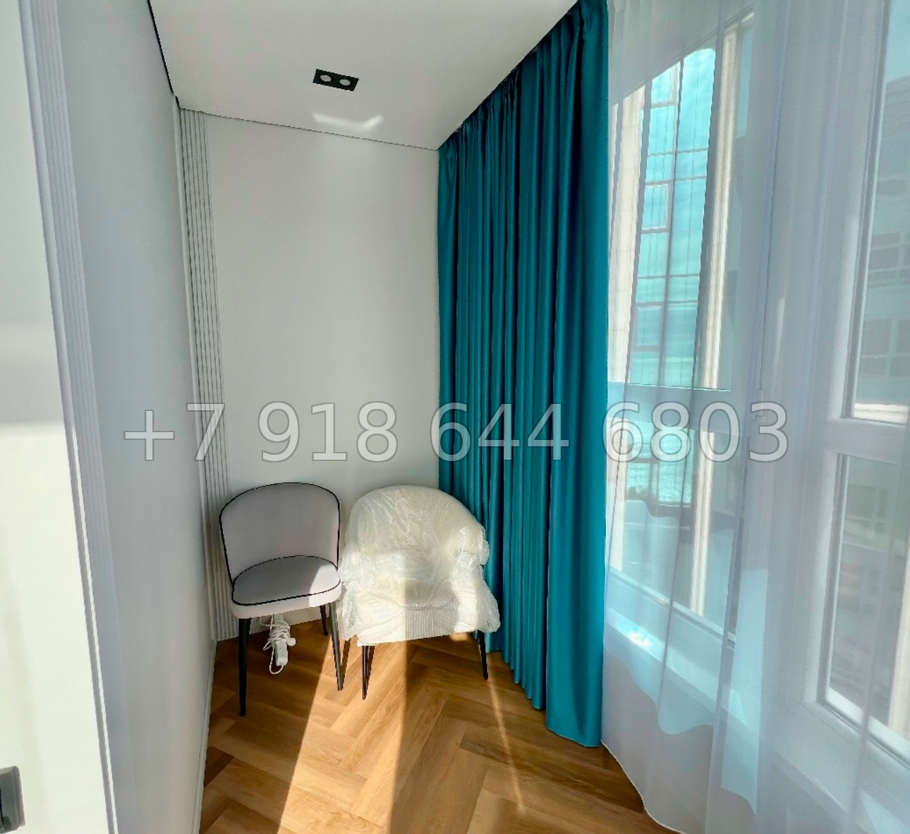 № 375 р. Трёхкомнатная квартира с прямым видом на Чёрное море в городе Сочи  - миниатюра 13