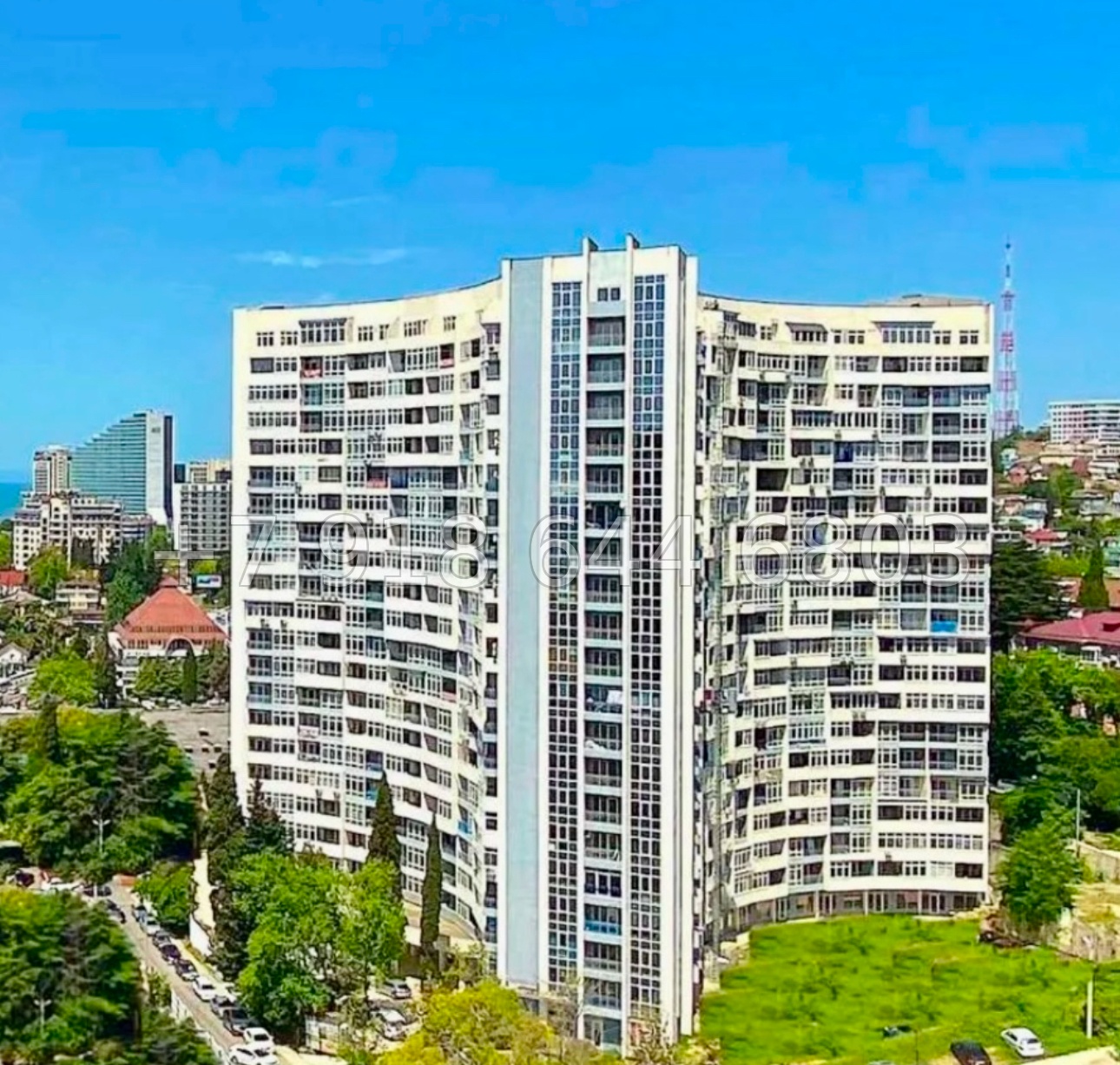 № 286 р. Квартира в ЖК Москва Сочи без ремонта  - миниатюра 1