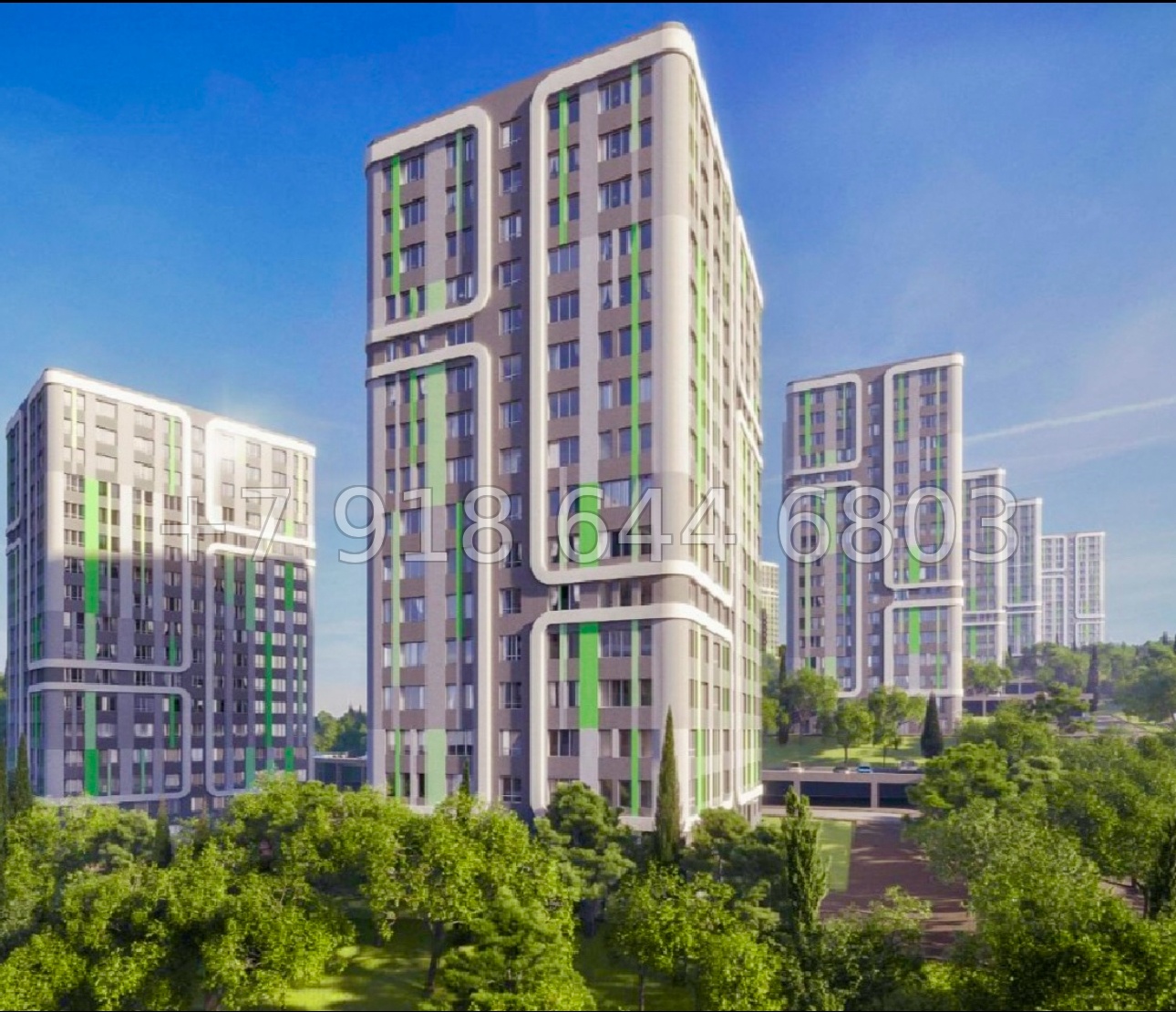 № 8ю. Квартира на море в Партените. Идеальный вариант. ЖК Партенит Парк - миниатюра 1