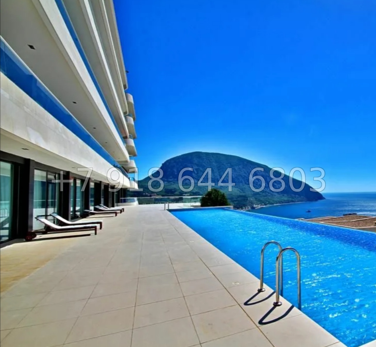 № 20 г. Ялта Гурзуф вид на море - миниатюра 6