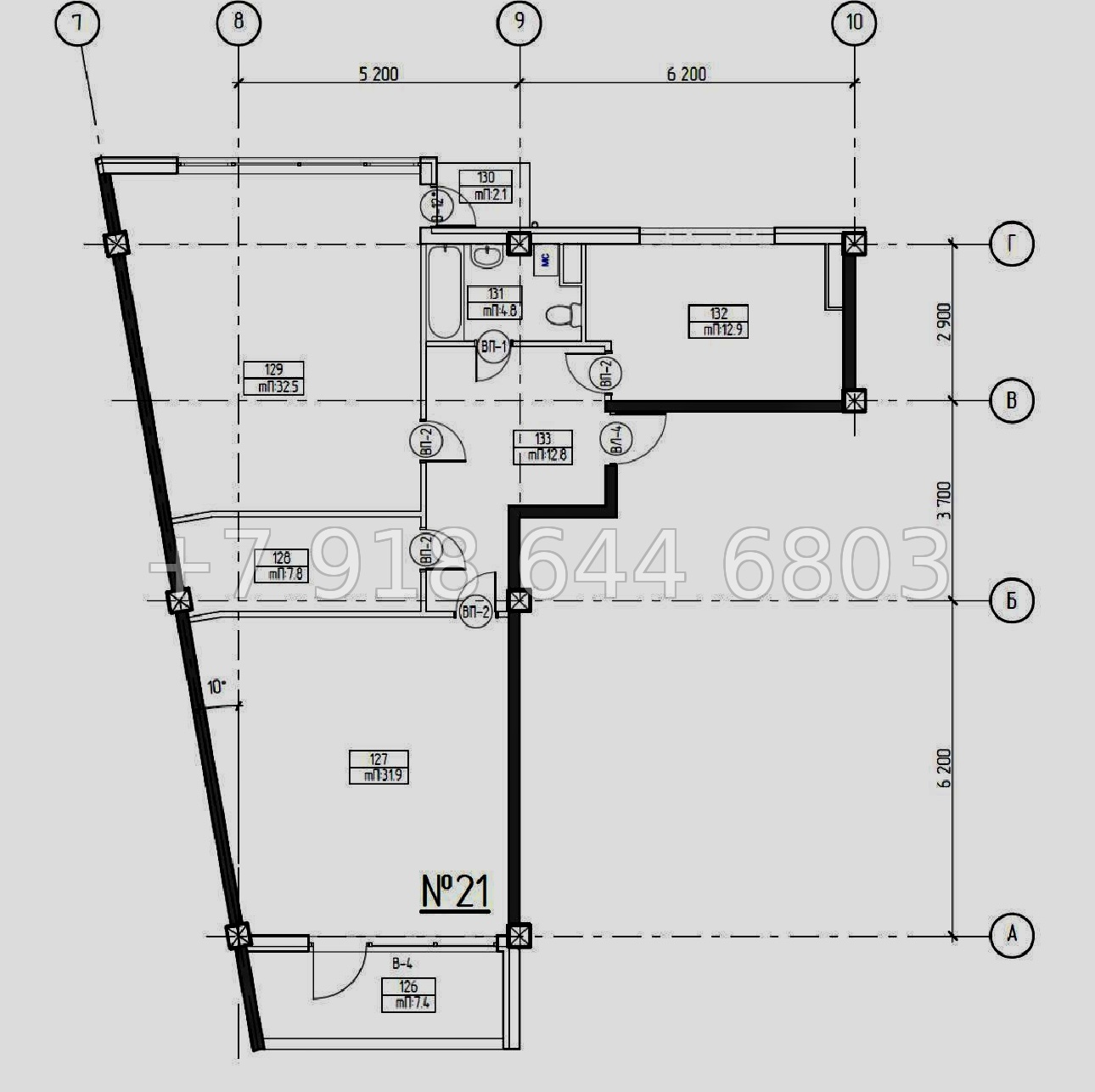 № 65 е. ЖК Лазурный Берег-2 Сочи  - миниатюра 29