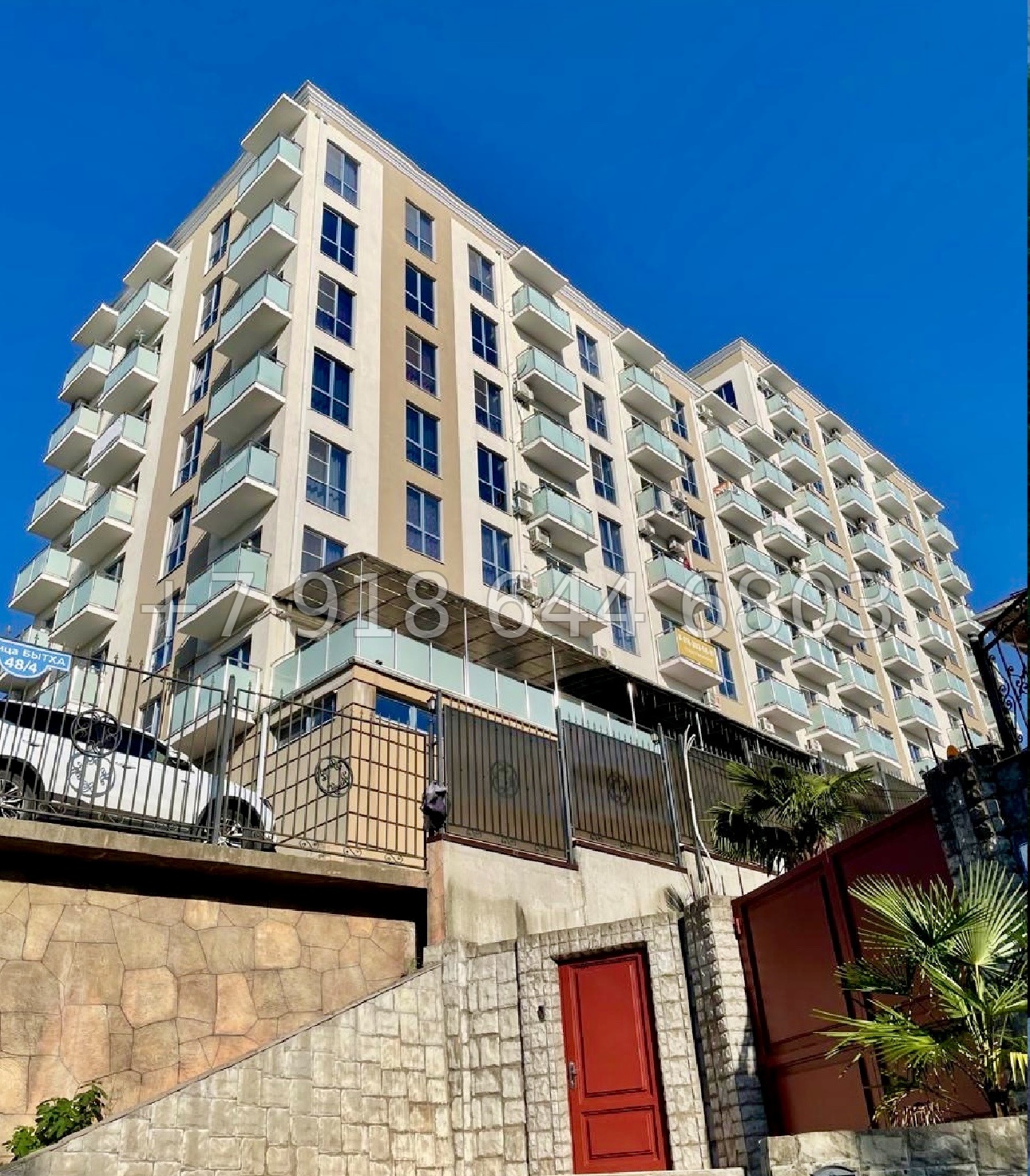 № 84 р. Квартира без ремонта. Сочи Бытха - миниатюра 1