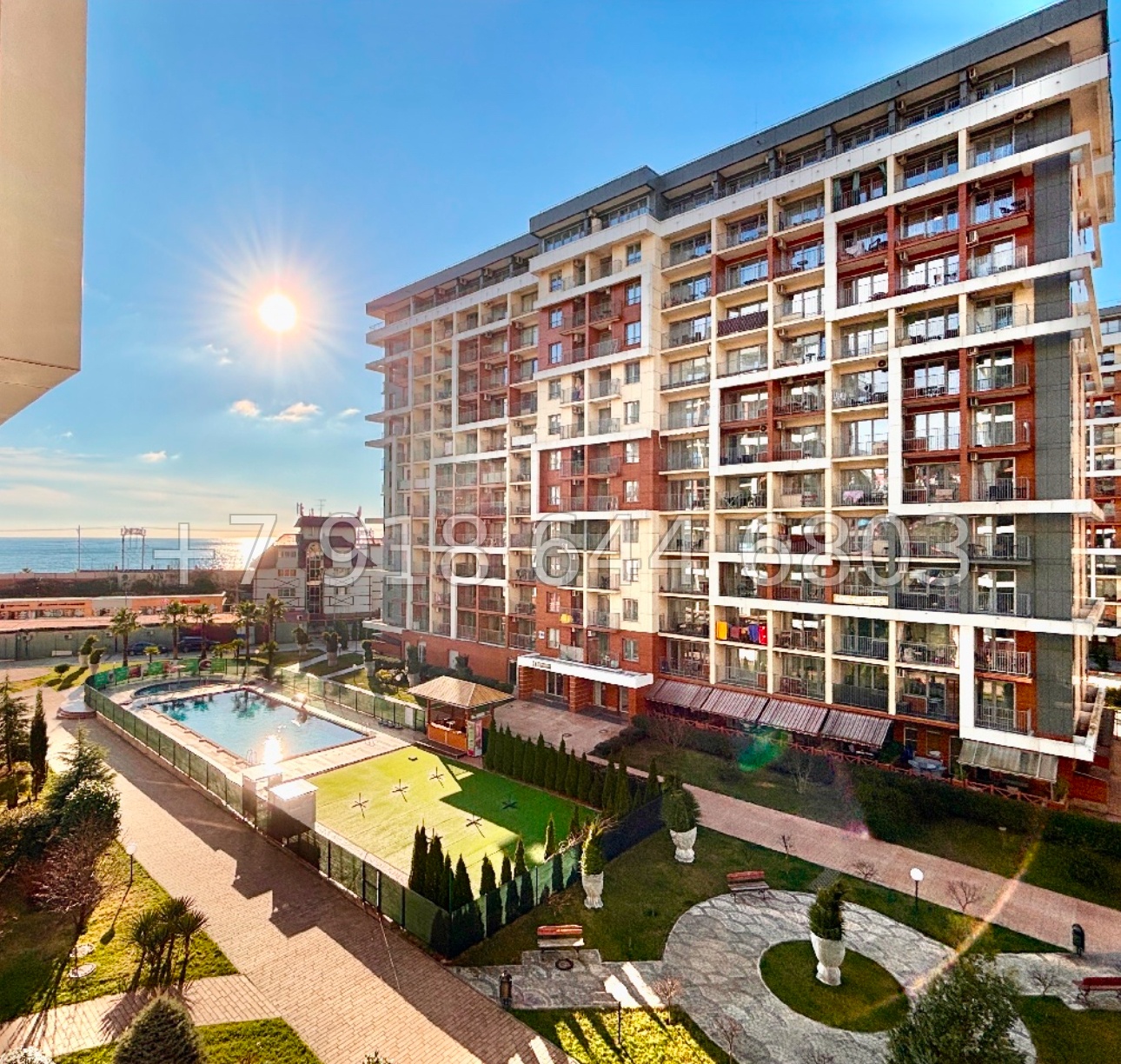 № 364 р. Квартира на море в Сочи ЖК Каравелла Португалии  - миниатюра 15