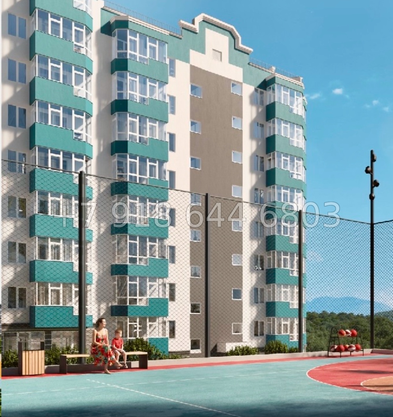 № 17 ю. Квартиры в Алуште  - миниатюра 4