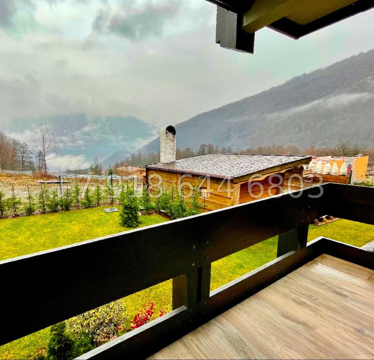 № 42 м. Дом на Красной Поляне. Вид на горы - миниатюра 4