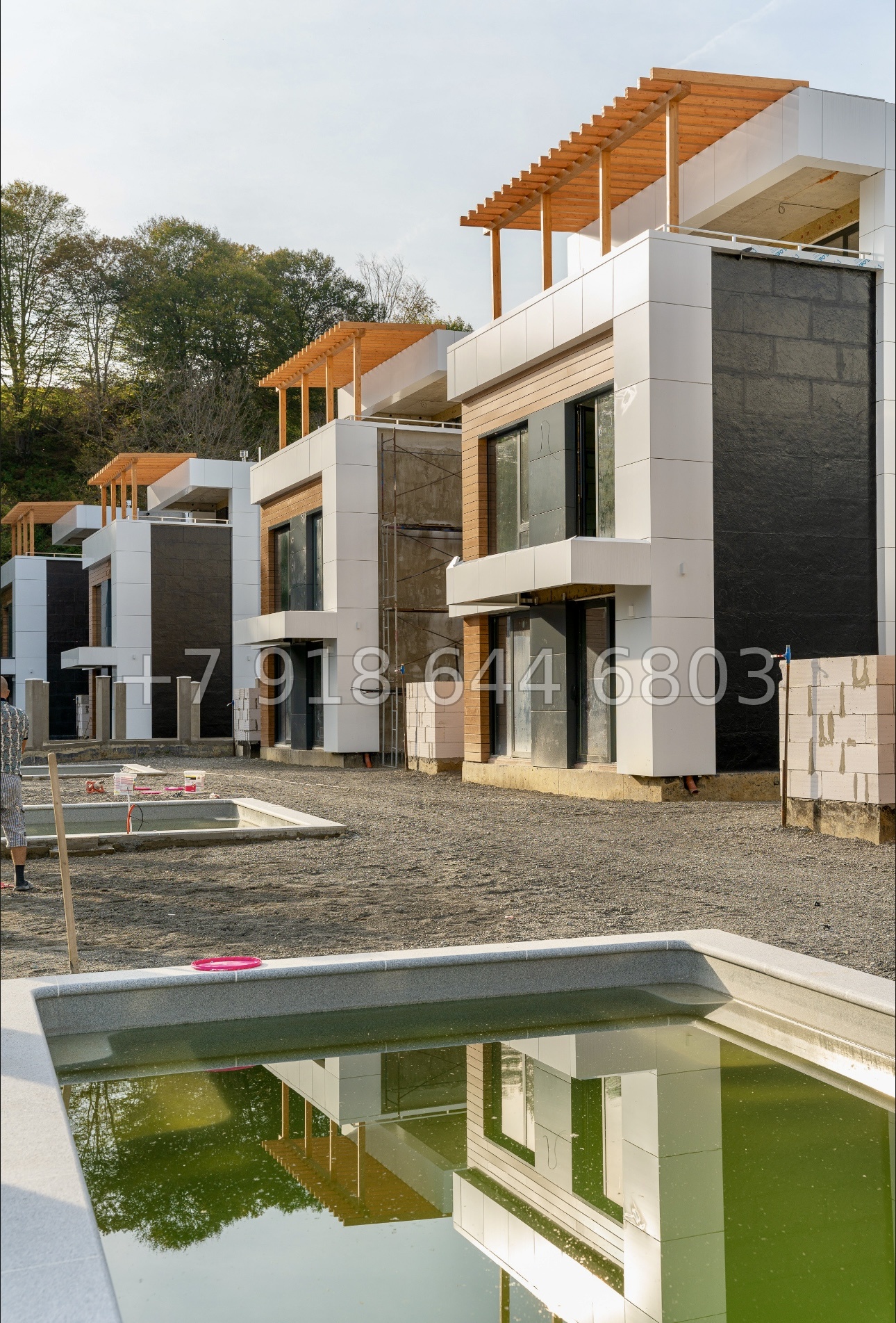 № 66 Б. Дома в Кудепсте с бассейном  - миниатюра 22