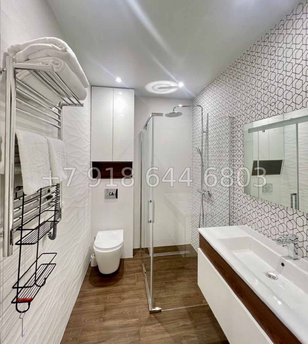 № 39р. Красивый ремонт квартиры на Мацесте в ЖК Мацеста Парк Сочи  - миниатюра 9