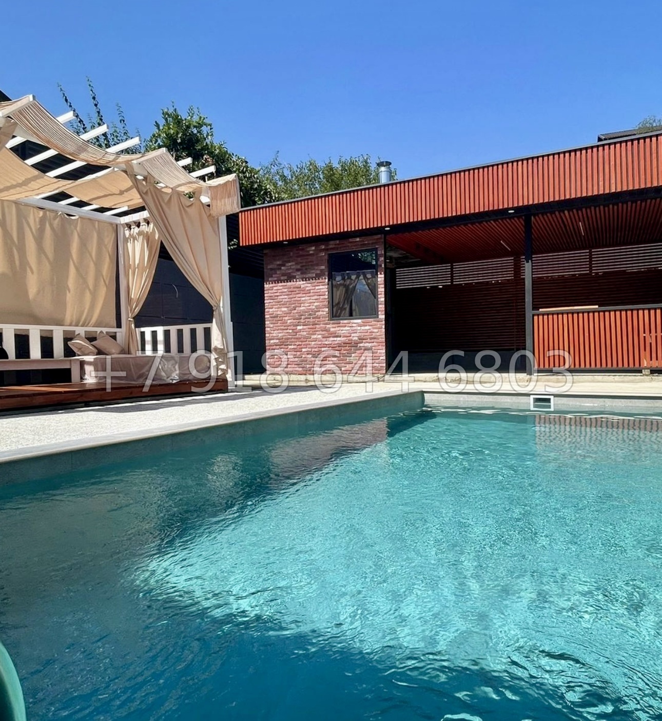 № 60 Б. Отличный дом с большим участком земли в Адлере с бассейном  - миниатюра 8