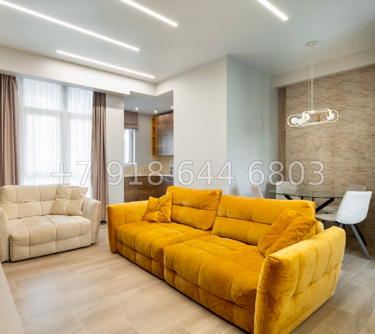 № 70р. Большая квартира на море в доме Бизнес класса ЖК Посейдон Сочи  - миниатюра 15