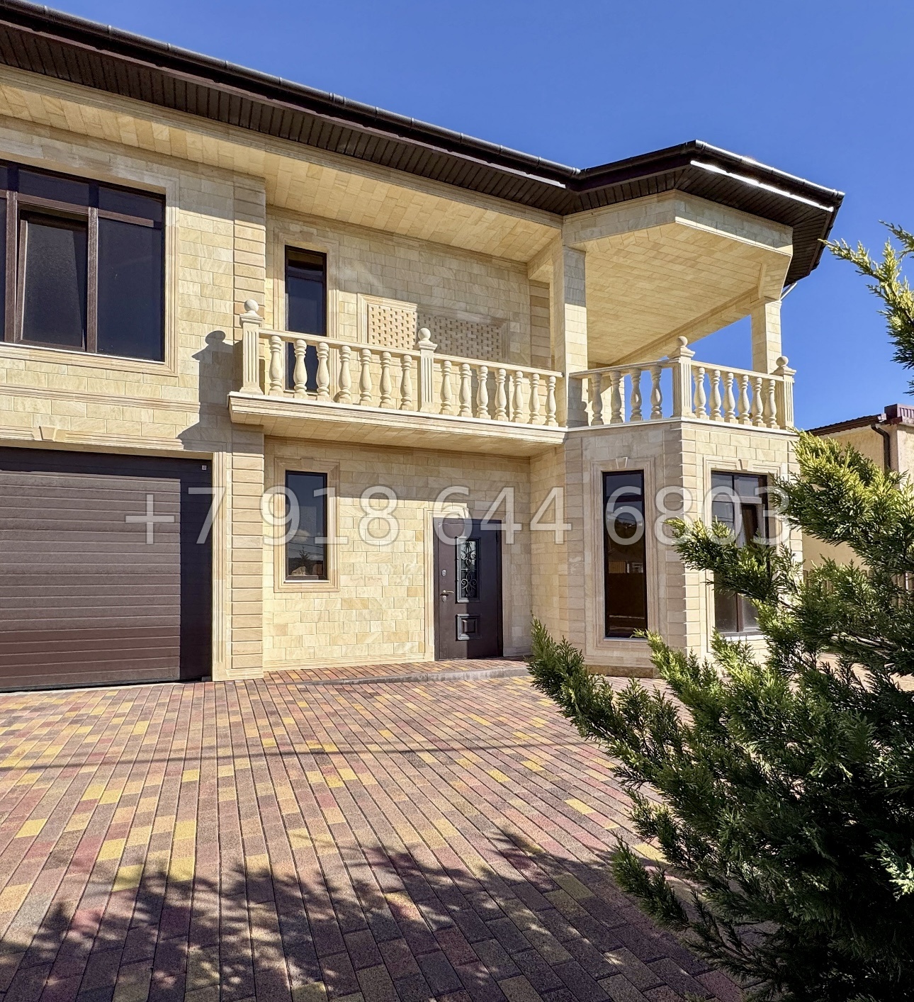 № 68 Б. Дома с бассейном из дагестанского камня в Адлере  - миниатюра 10