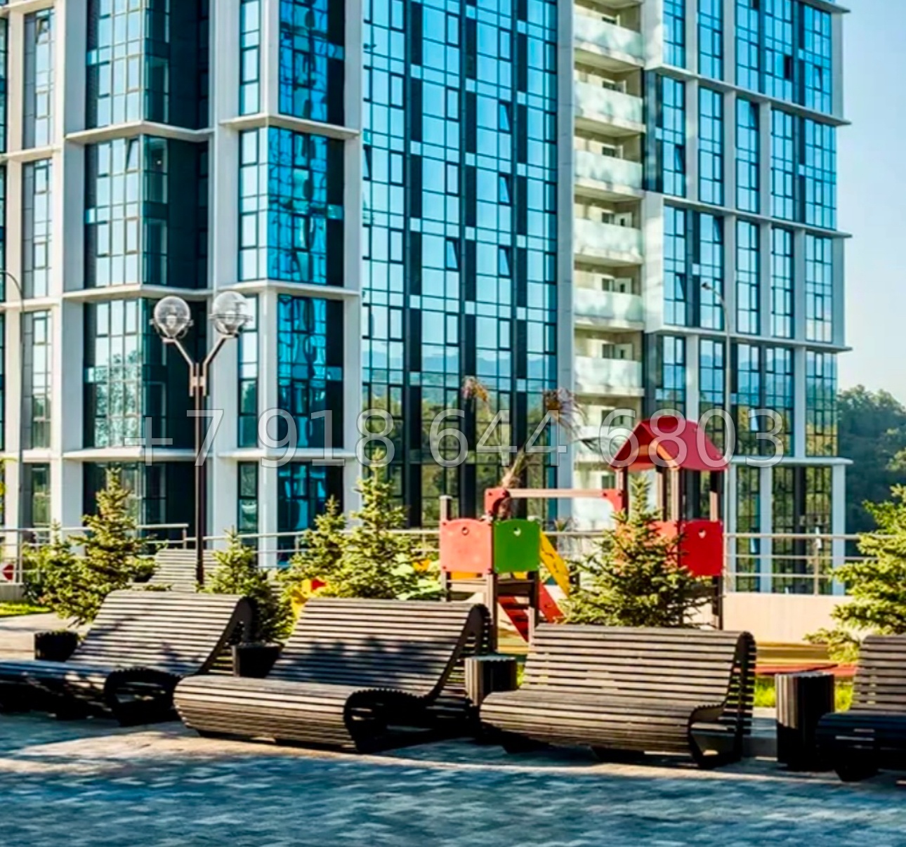 № 116 п. ЖК Сочи Парк квартира с ремонтом  - миниатюра 12