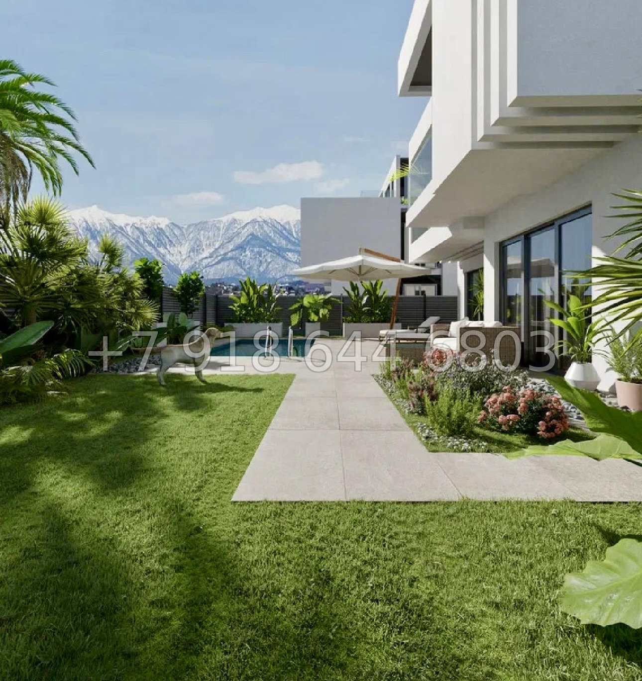 № 102 Б. Коттеджи с видом на горы в Сочи  - миниатюра 1