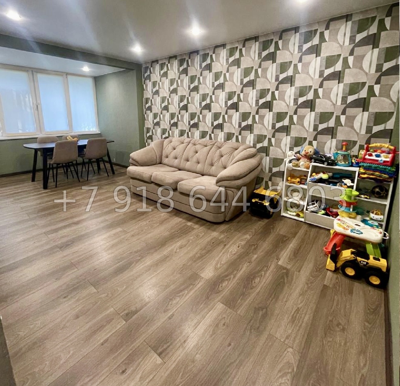 № 417 р. Трёхкомнатная Квартира в Сочи Дагомысе  - миниатюра 11