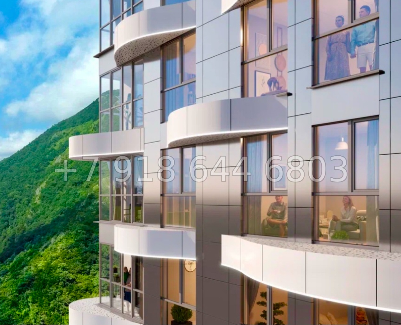 № 1 у. Квартиры в ЖК Светский Лес Сочи - миниатюра 28