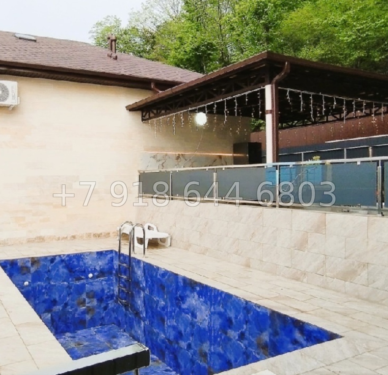 № 241 в. Дом с бассейном и с ремонтом в Сочи  - миниатюра 1