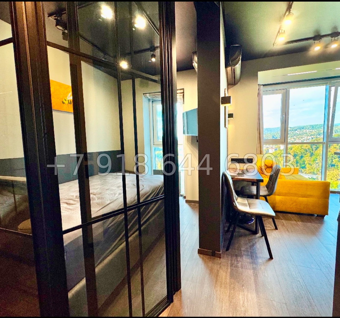 № 153 р. Однокомнатная квартира в ЖК Сочи Парк. Редкая планировка  - миниатюра 11