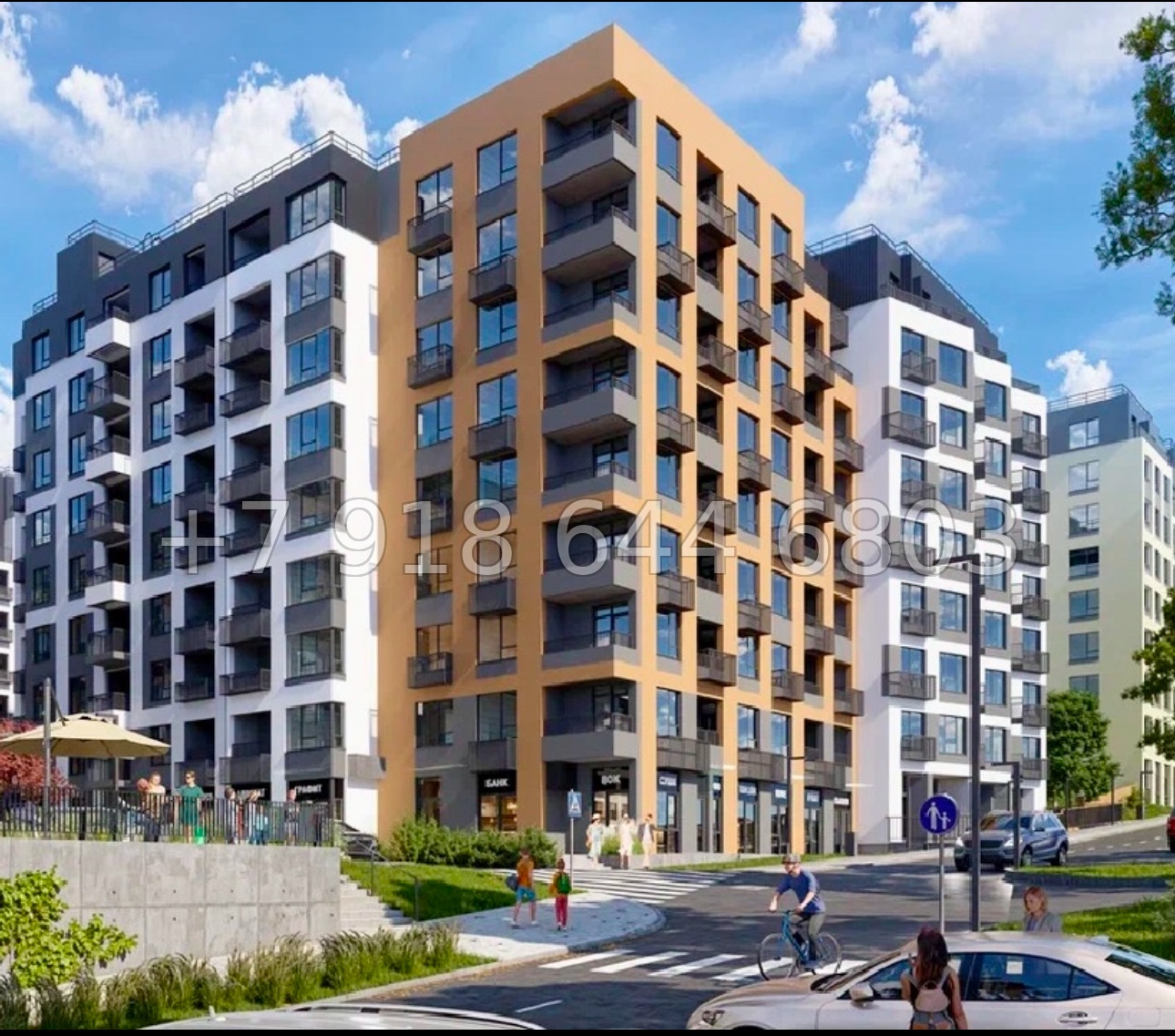 № 7ю. Квартиры в Столице Крыма. До моря 25 минут езды. ЖК Подсолнух Симферополь - миниатюра 10