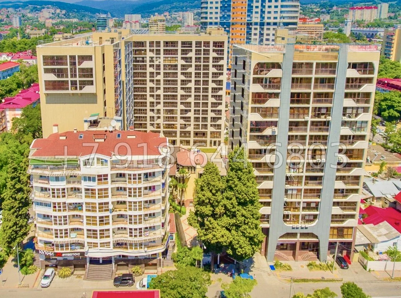 № 73р. Дорогой ремонт. Квартира в центре Сочи. ЖК Роз Дель Мар - миниатюра 28