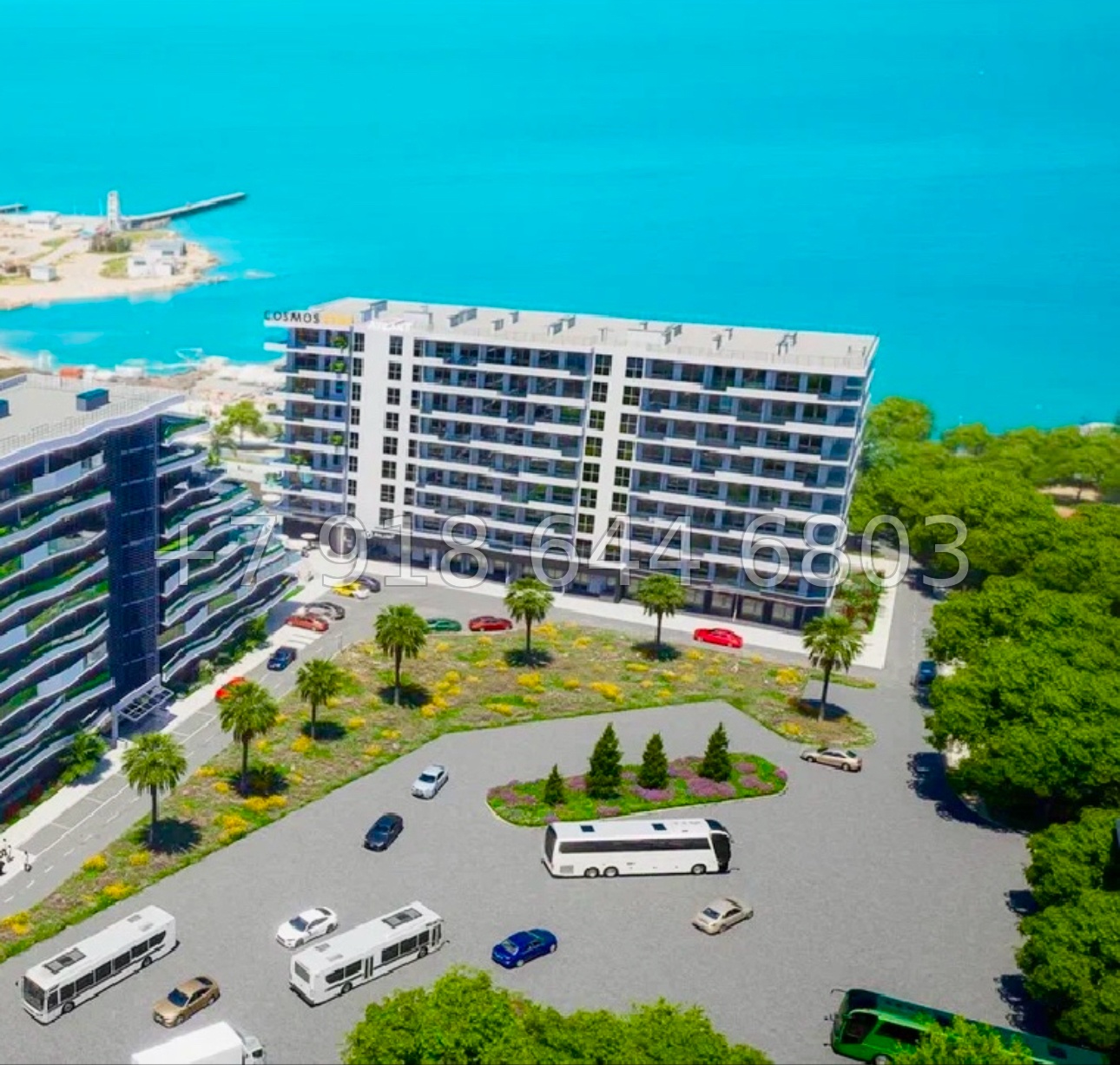 № 18 ю. Севастополь. Апартаменты на берегу моря. AK Cosmos Stay Sevastopol Atlant Apartments Космос Стей Севастополь  - миниатюра 26