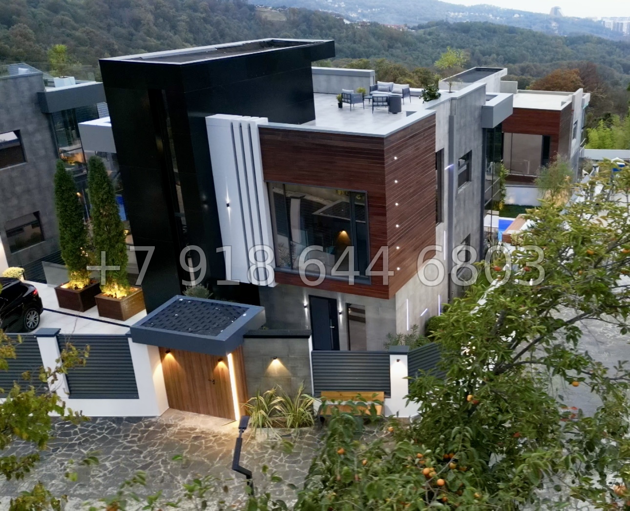 № 85 Б. Дом с бассейном и с видом на море в Сочи  - миниатюра 21