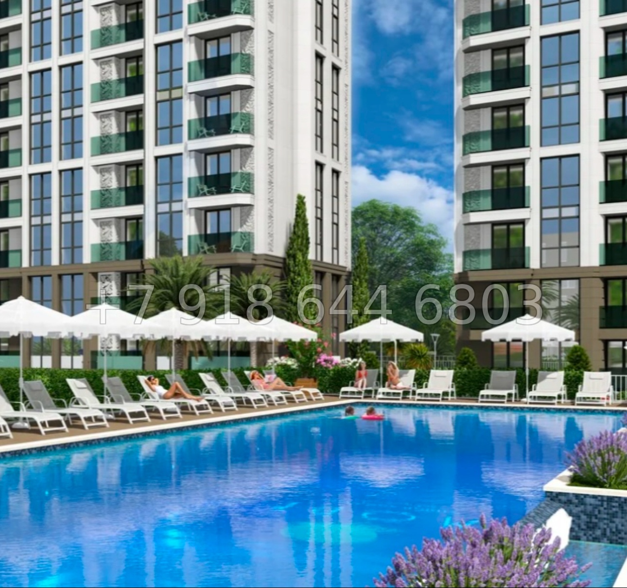 № 453 р. Квартира на море в Сочи ЖК Море - миниатюра 30