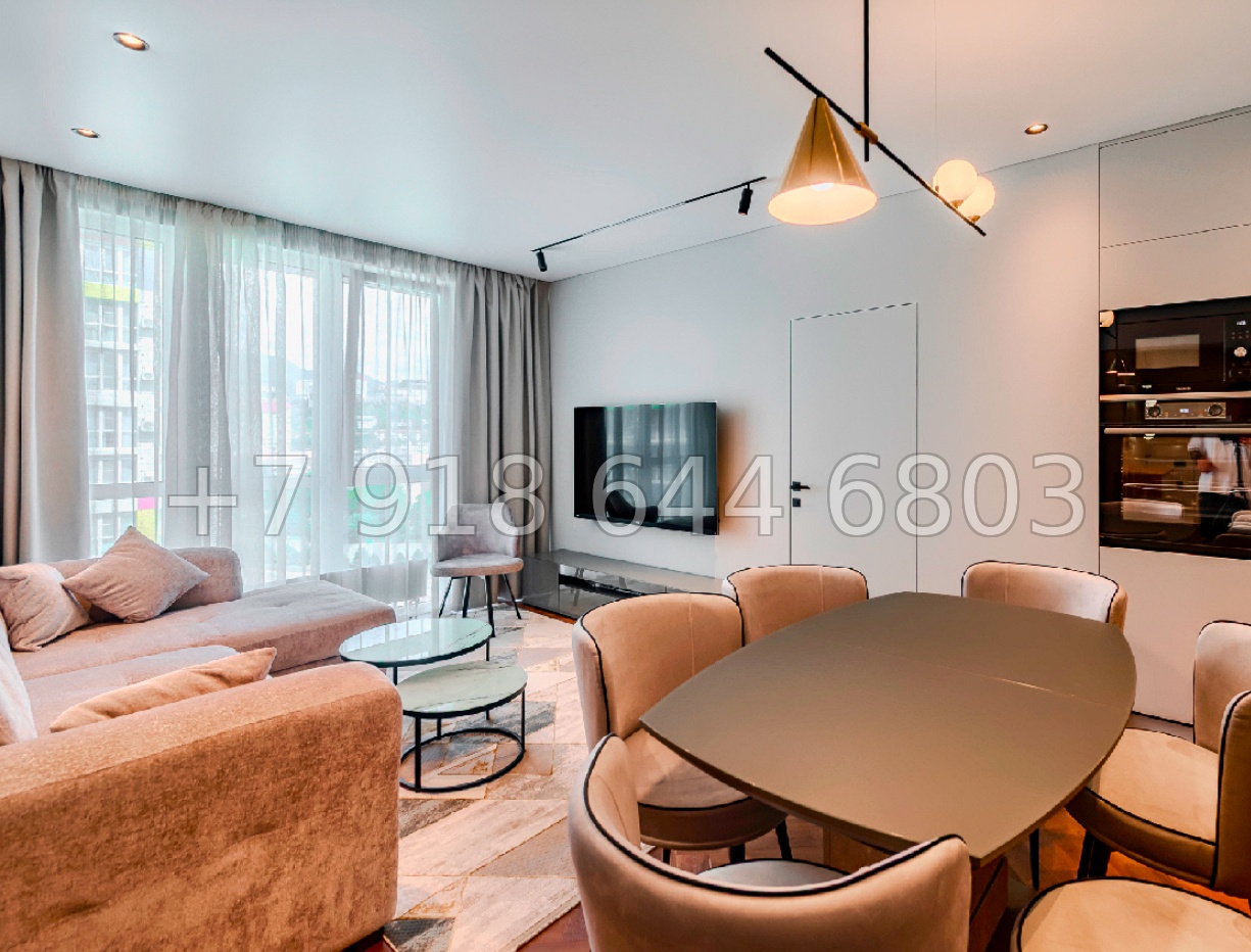 № 17р. Квартира с дорогим ремонтом в городе Сочи ЖК 123 - миниатюра 12