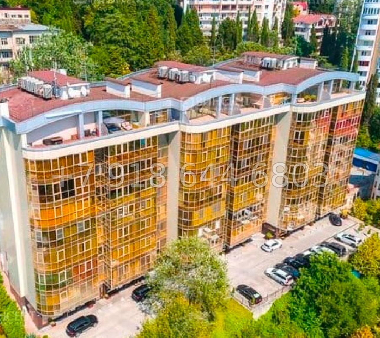 № 69 е. Квартира в центре Сочи. ЖК Лазурный Сочи  - миниатюра 1