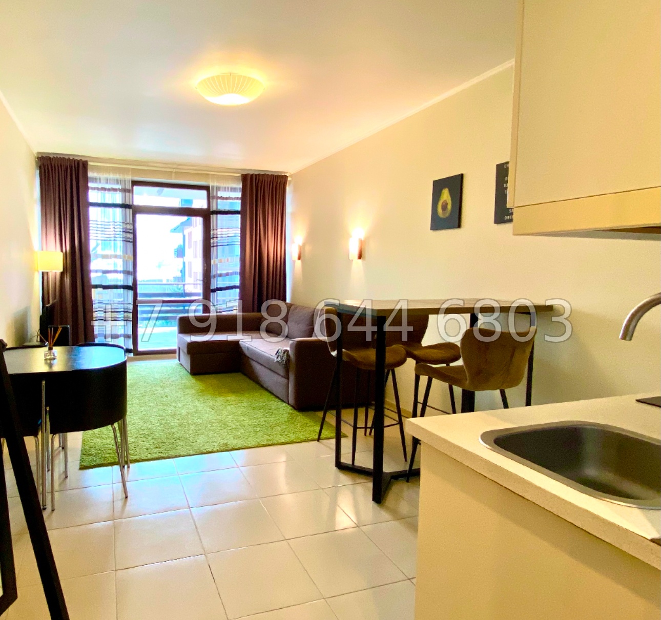 № 35 и. Квартира с ремонтом на Красной Поляне  - миниатюра 5