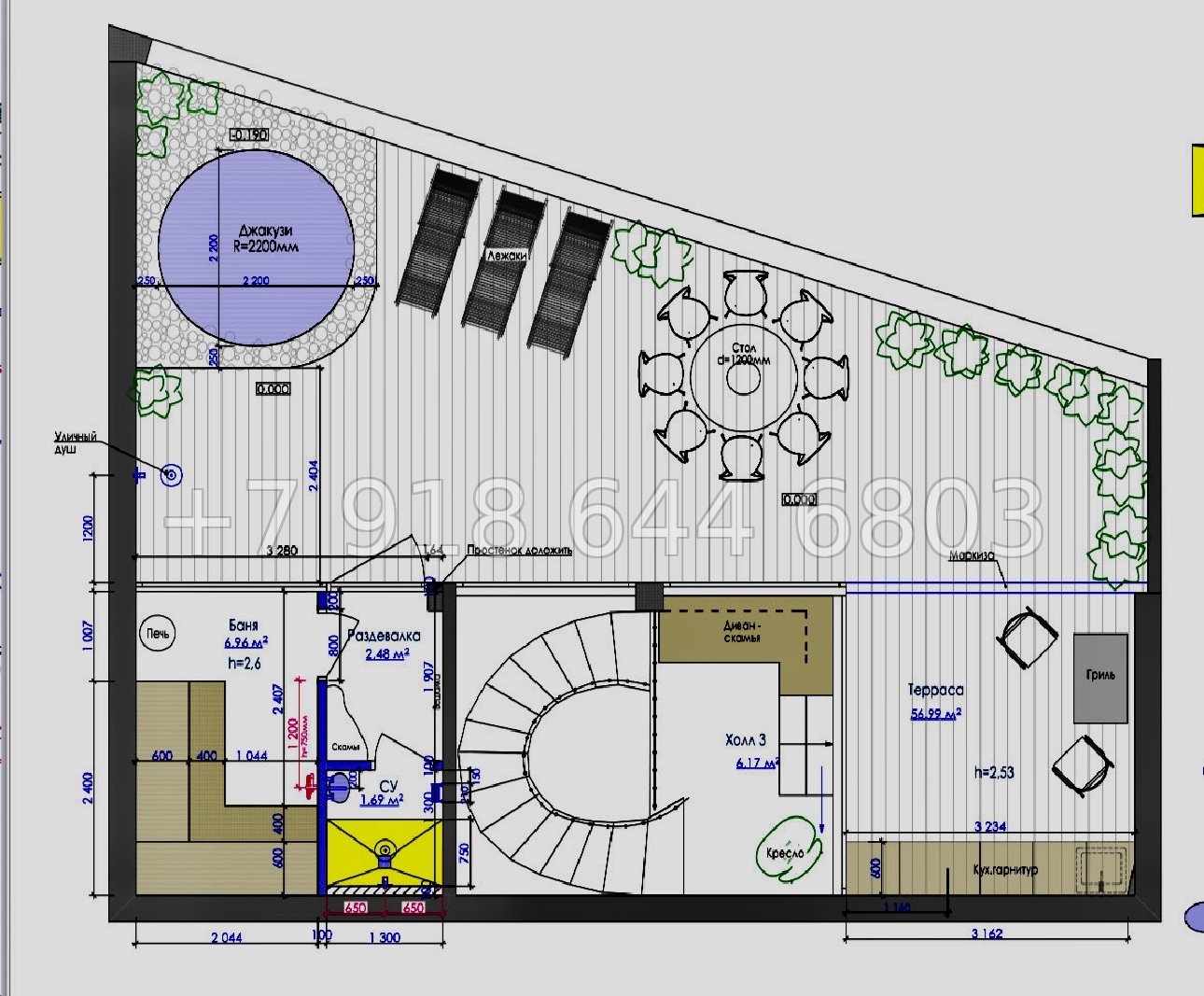 № 57 в. Дом Бали с видом на море и хорошим ремонтом  - миниатюра 17
