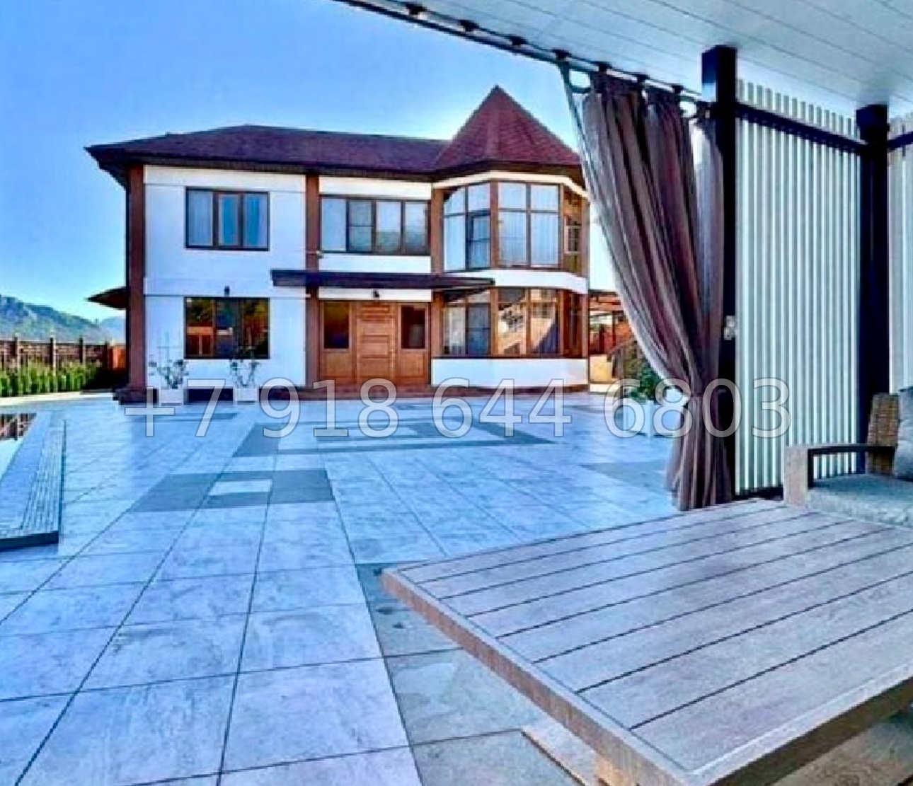 № 69в. Усадьба с бассейном и баней в Адлере  - миниатюра 7