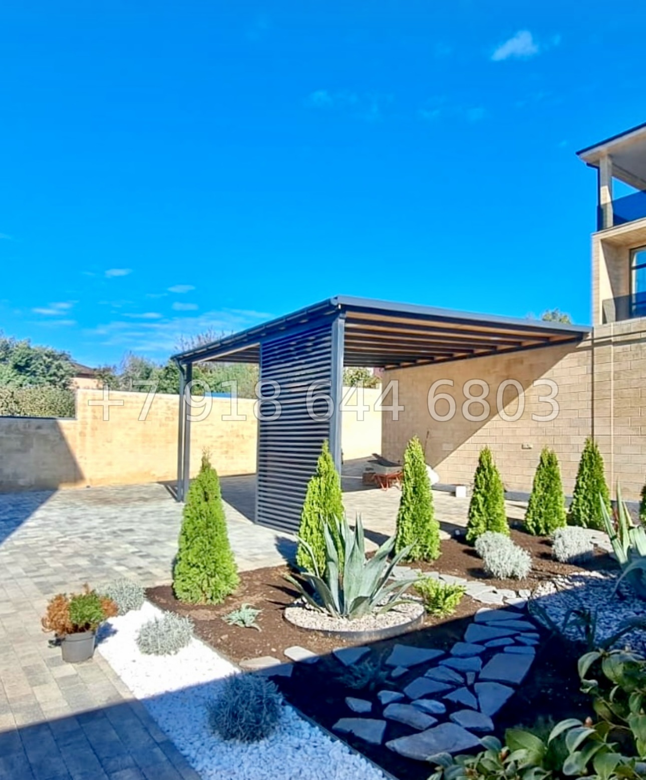 № 21 Б. Два дома с бассейном в Адлере  - миниатюра 33