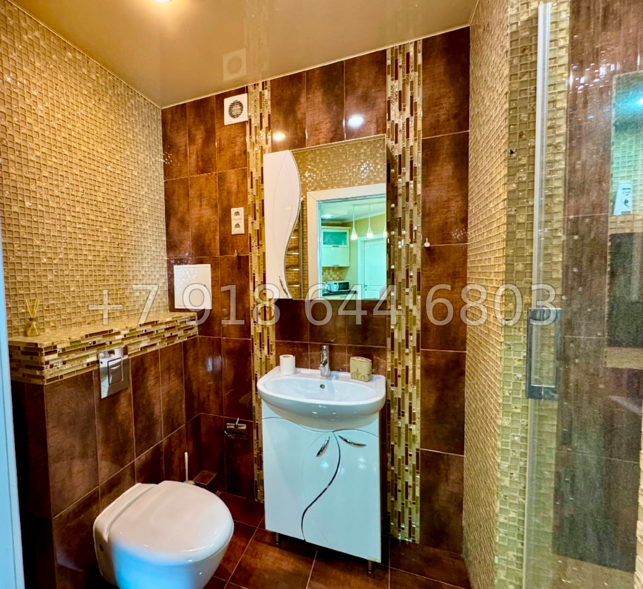 № 151р. Трёхкомнатная Квартира у парка Ривьера в центре города Сочи  - миниатюра 11