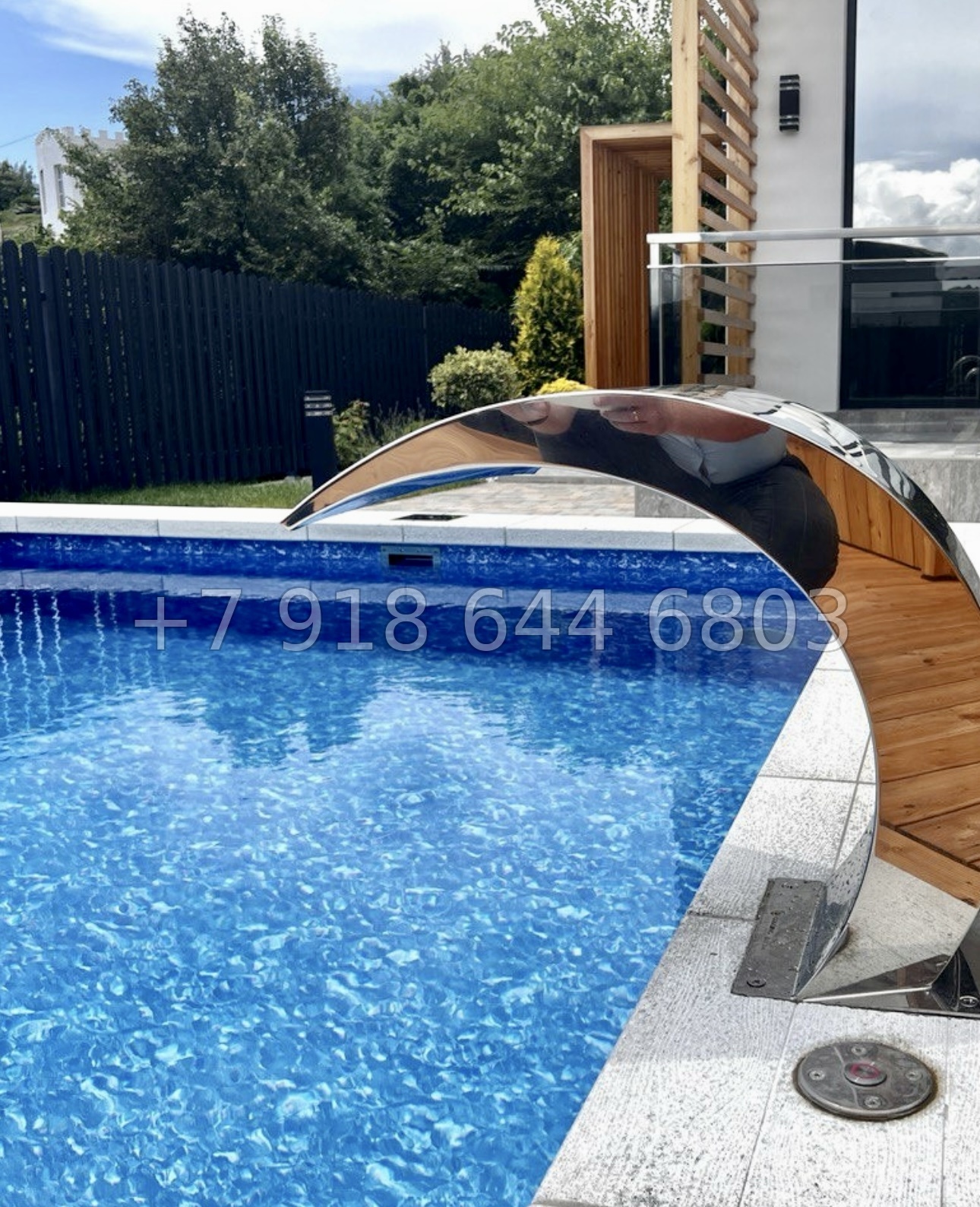 № 18 Б. Дом с бассейном в Адлере  - миниатюра 20