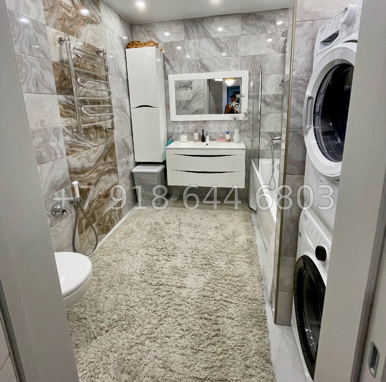 № 405 р. Трёхкомнатная Квартира в ЖК 123 Сочи  - миниатюра 15