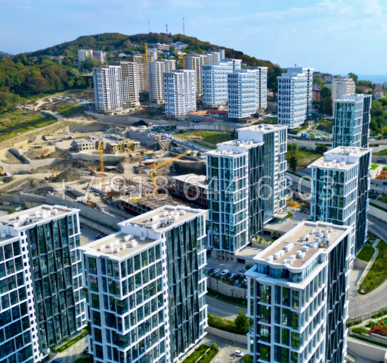 № 5п. Квартира с видом на море в ЖК Сочи Парк - миниатюра 14