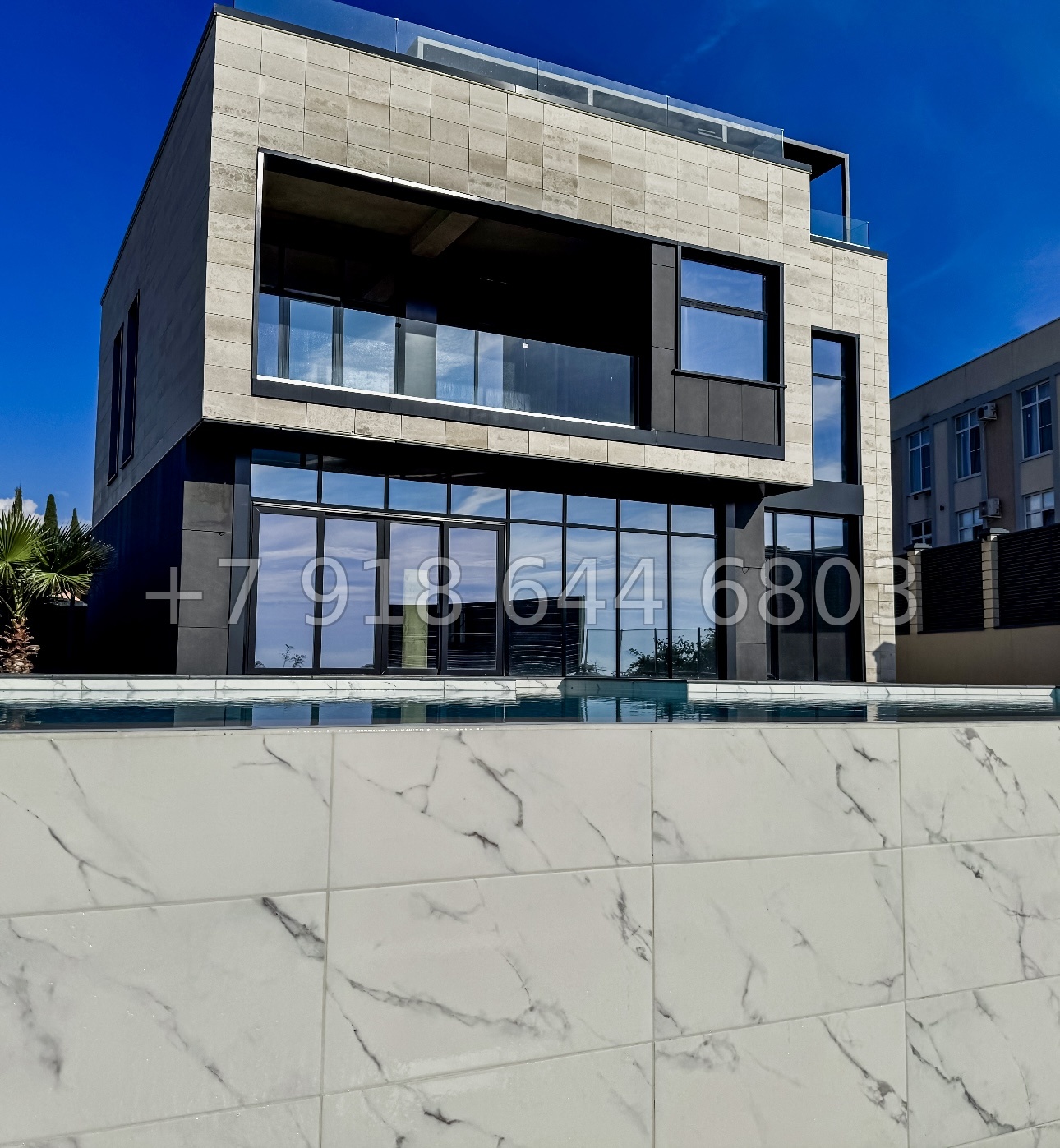 № 30 м. Роскошные две виллы с бассейном в Адлере  - миниатюра 12