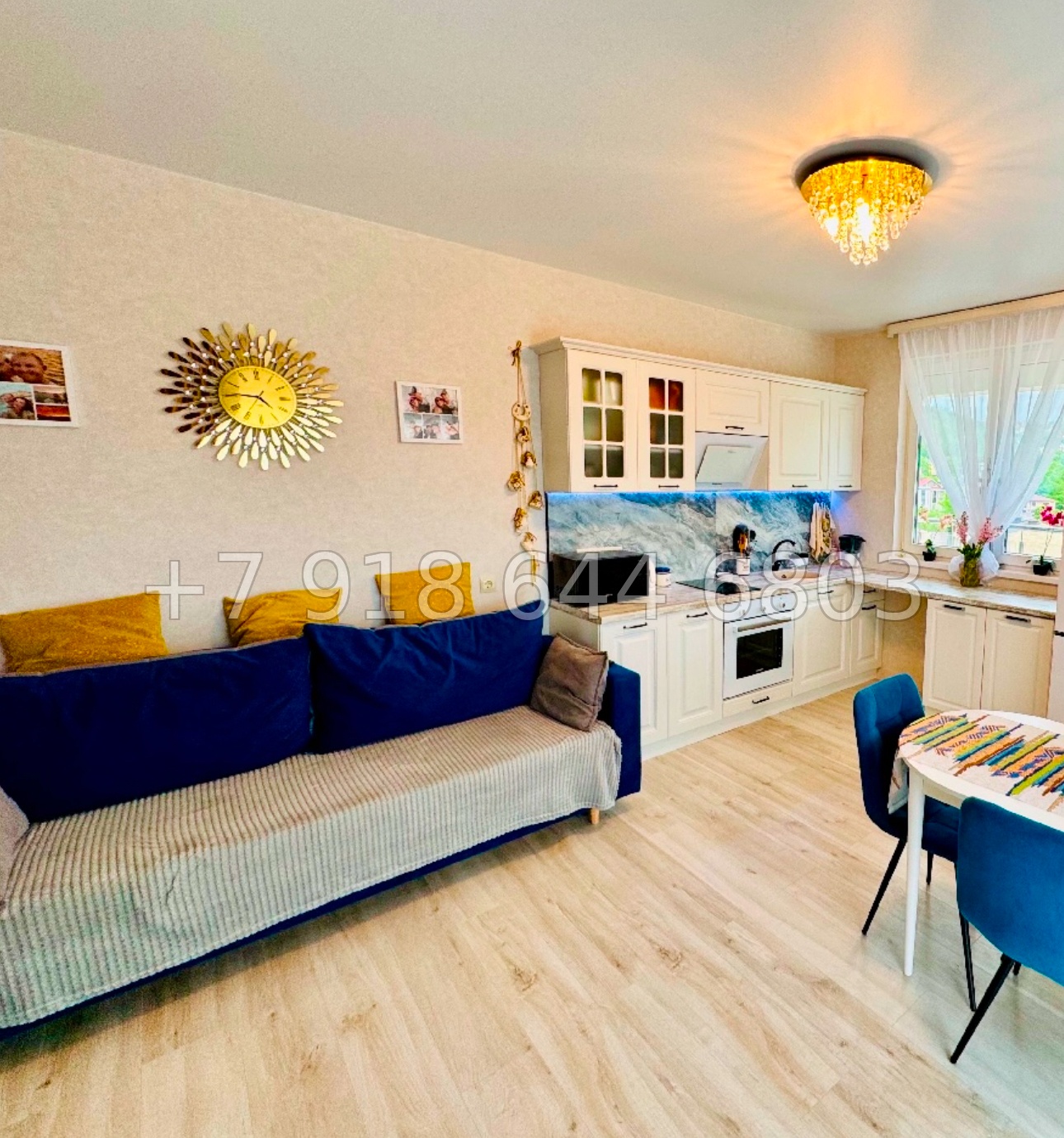 № 65р. Квартира с ремонтом в Сочи ЖК Дагомыс Каньон 2 - миниатюра 4