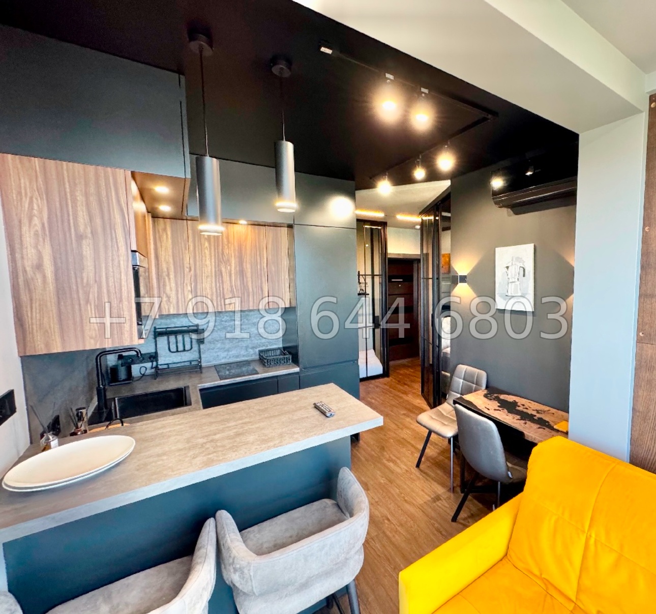 № 153 р. Однокомнатная квартира в ЖК Сочи Парк. Редкая планировка  - миниатюра 18