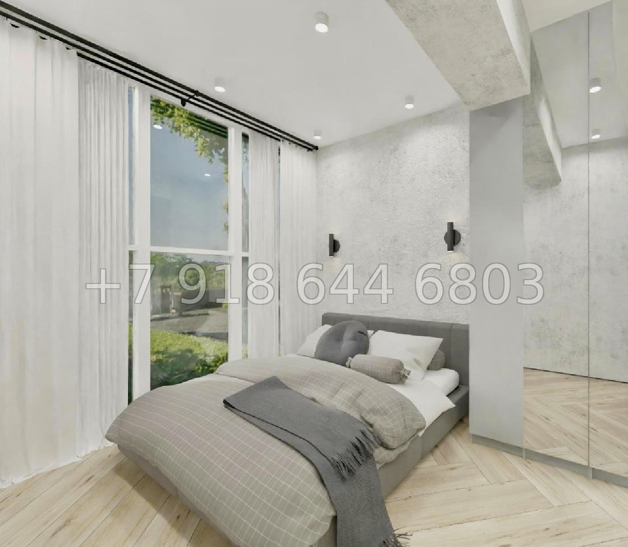 № 10р. Квартира с современным ремонтом в городе Сочи  - миниатюра 9