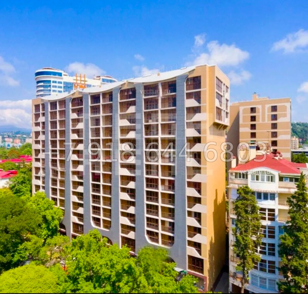 № 15е. Трёхкомнатная квартира в центре города Сочи на улице Роз. ЖК Роз Дель Мар - миниатюра 31