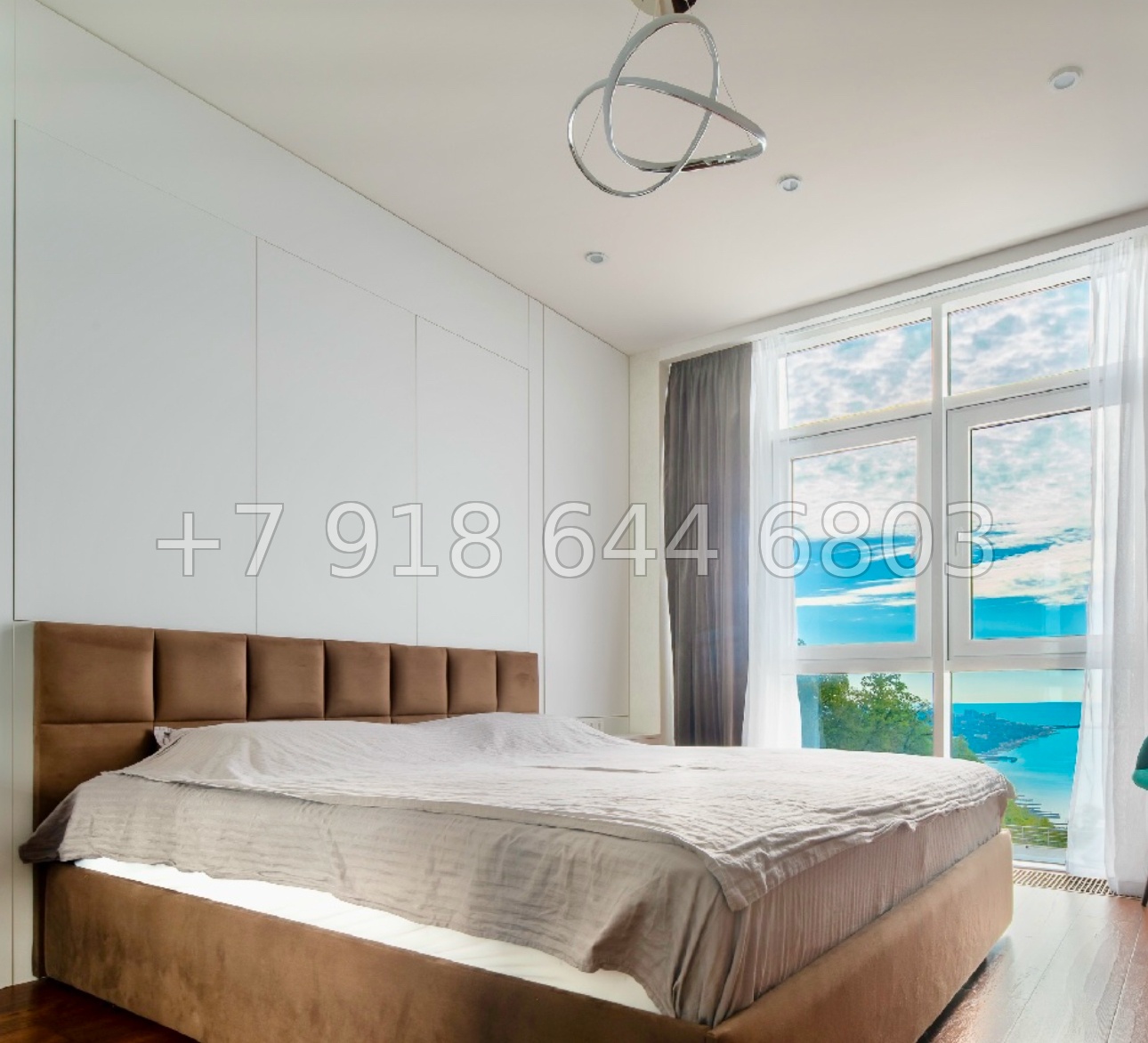 № 477 р. Квартира с видом на море в Сочи и с бассейном  - миниатюра 19