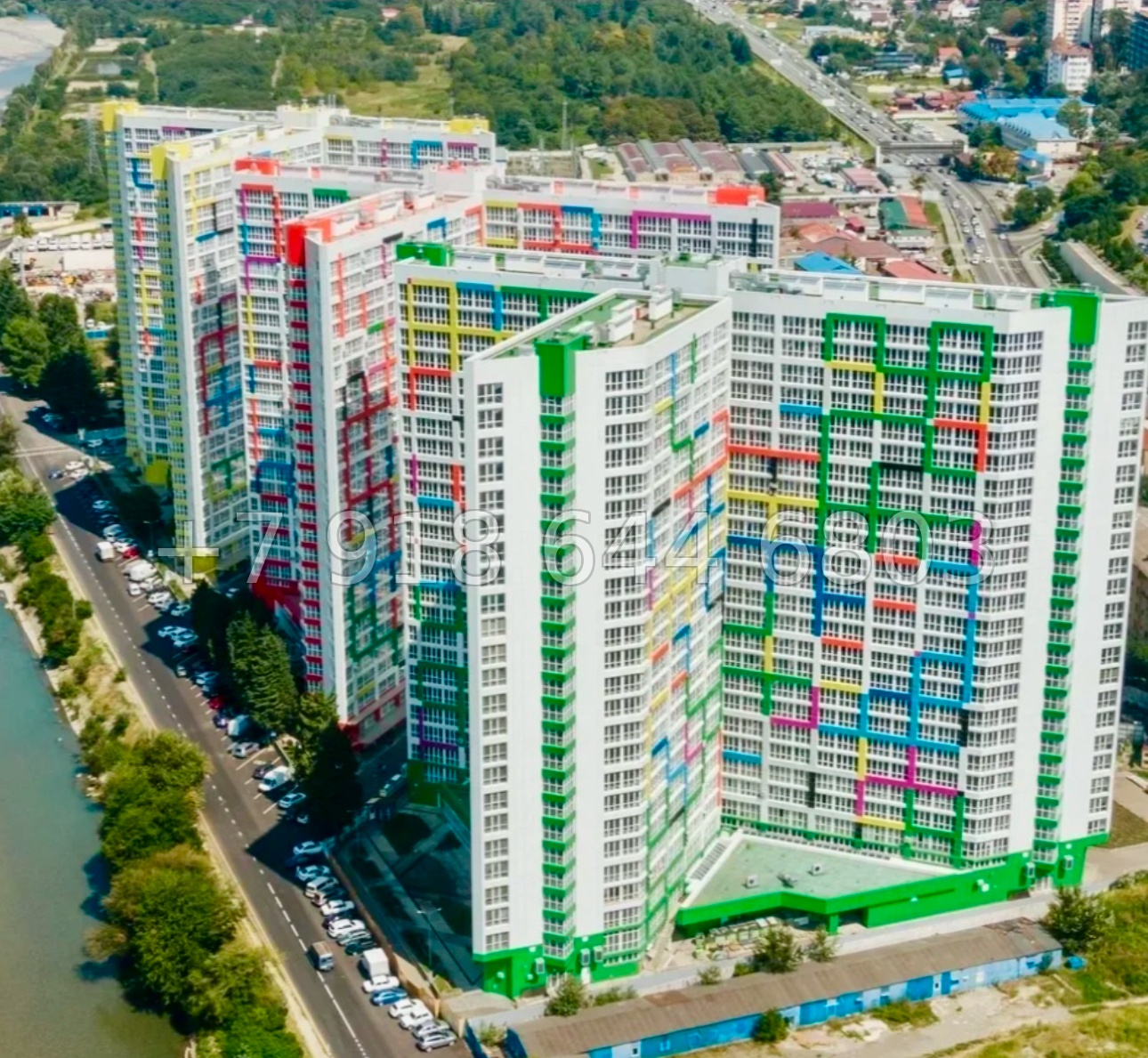 № 405 р. Трёхкомнатная Квартира в ЖК 123 Сочи  - миниатюра 23