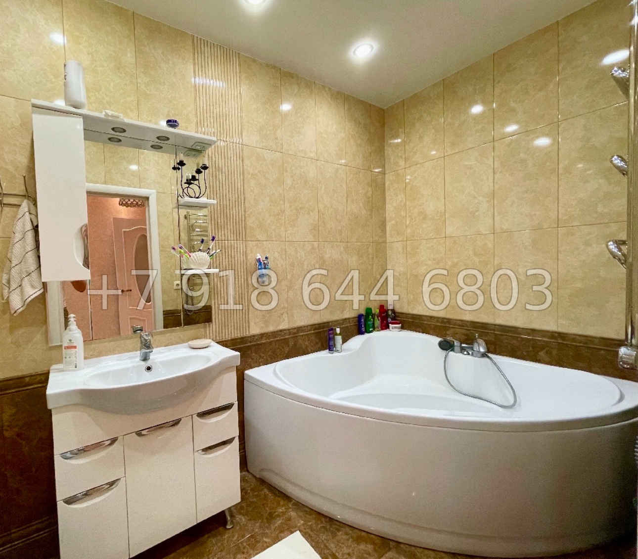 № 240 р. Трёхкомнатная Квартира в Сочи ЖК Бригантина  - миниатюра 12