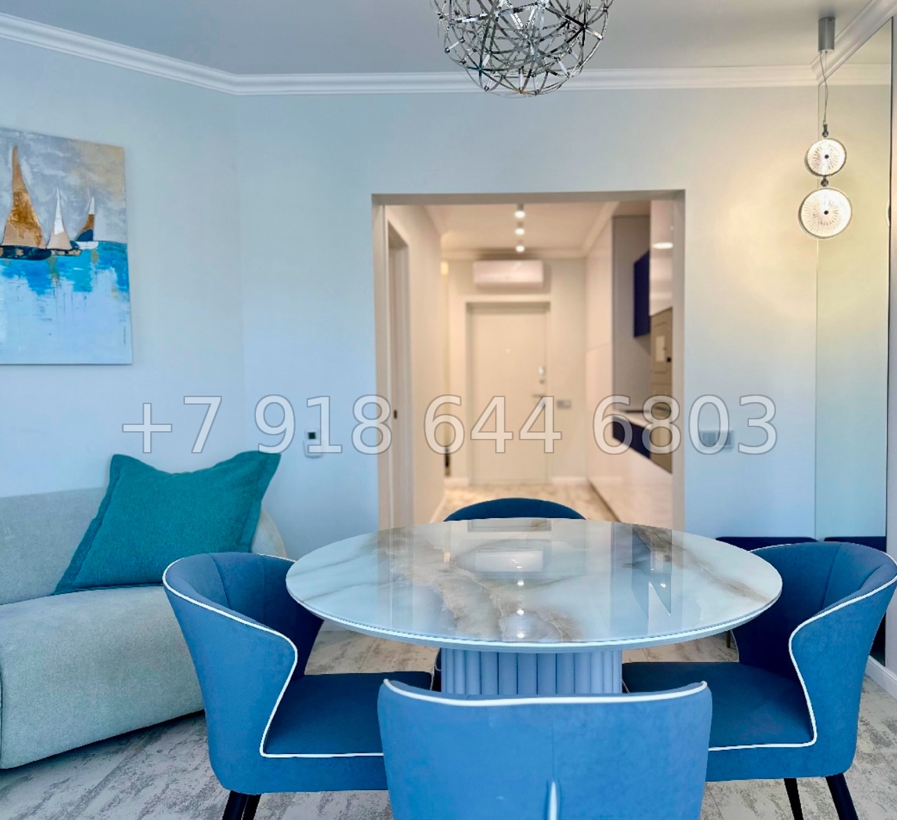 № 307 р. Квартира с видом на море Морская Симфония Адлер  - миниатюра 1