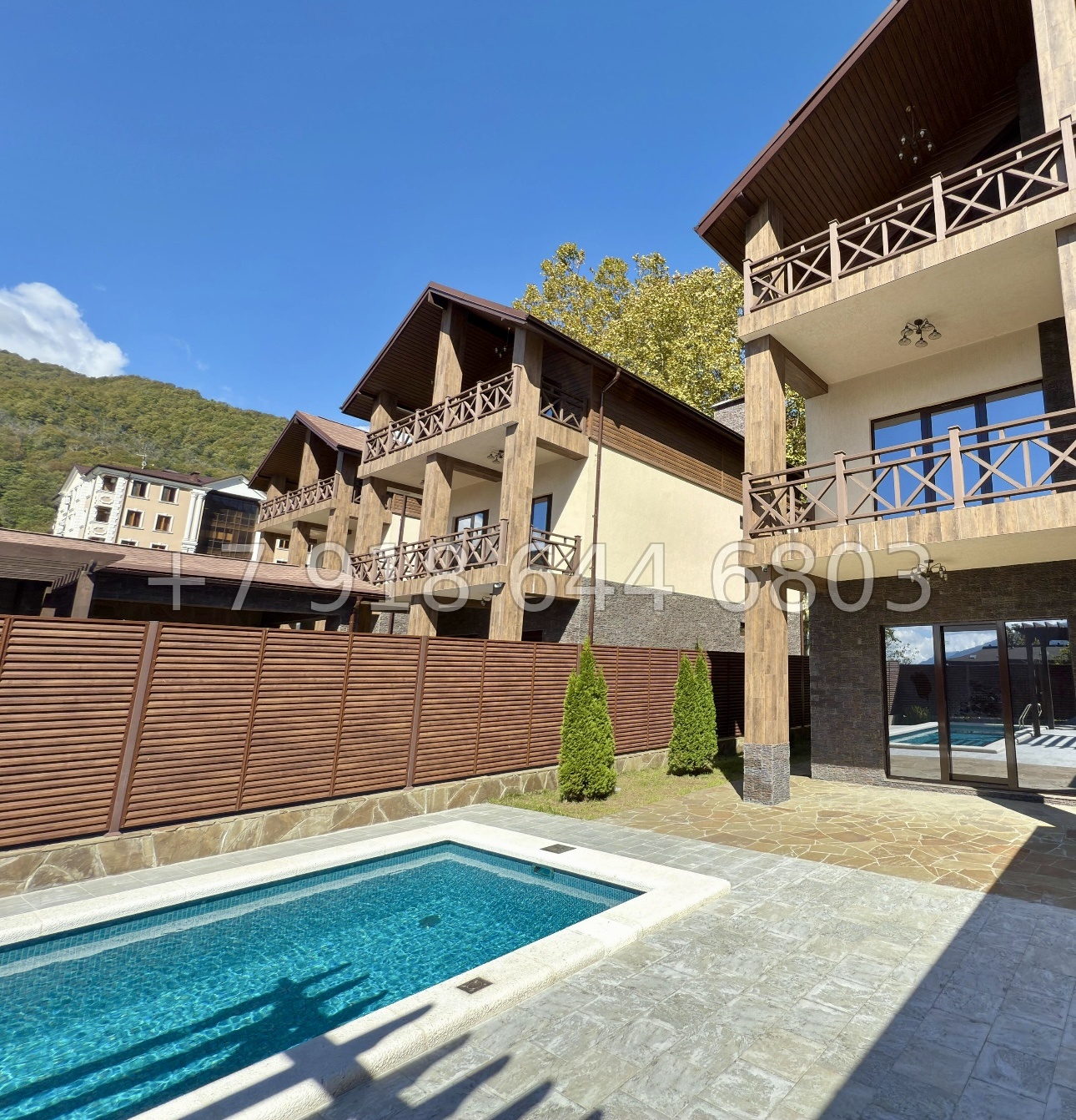 № 16 В. Дом на Красной Поляне с бассейном  - миниатюра 3