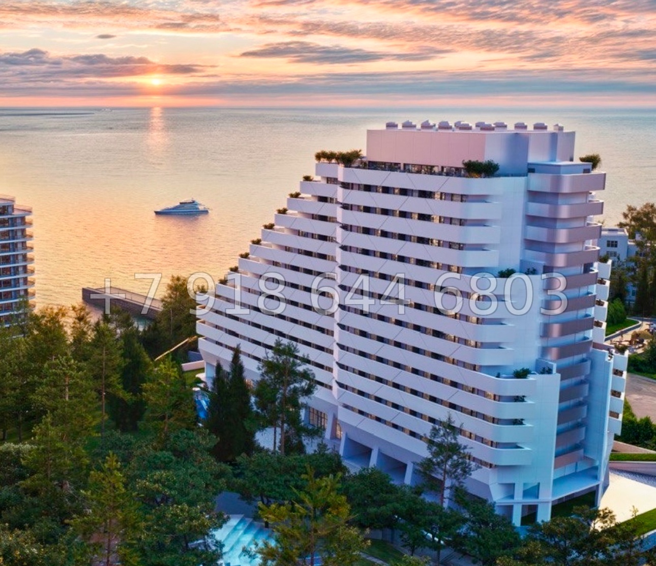 № 15 ю. Самые ВЫГОДНЫЕ в Алуште с ремонтом апартаменты на море АК Лайнер  - миниатюра 1