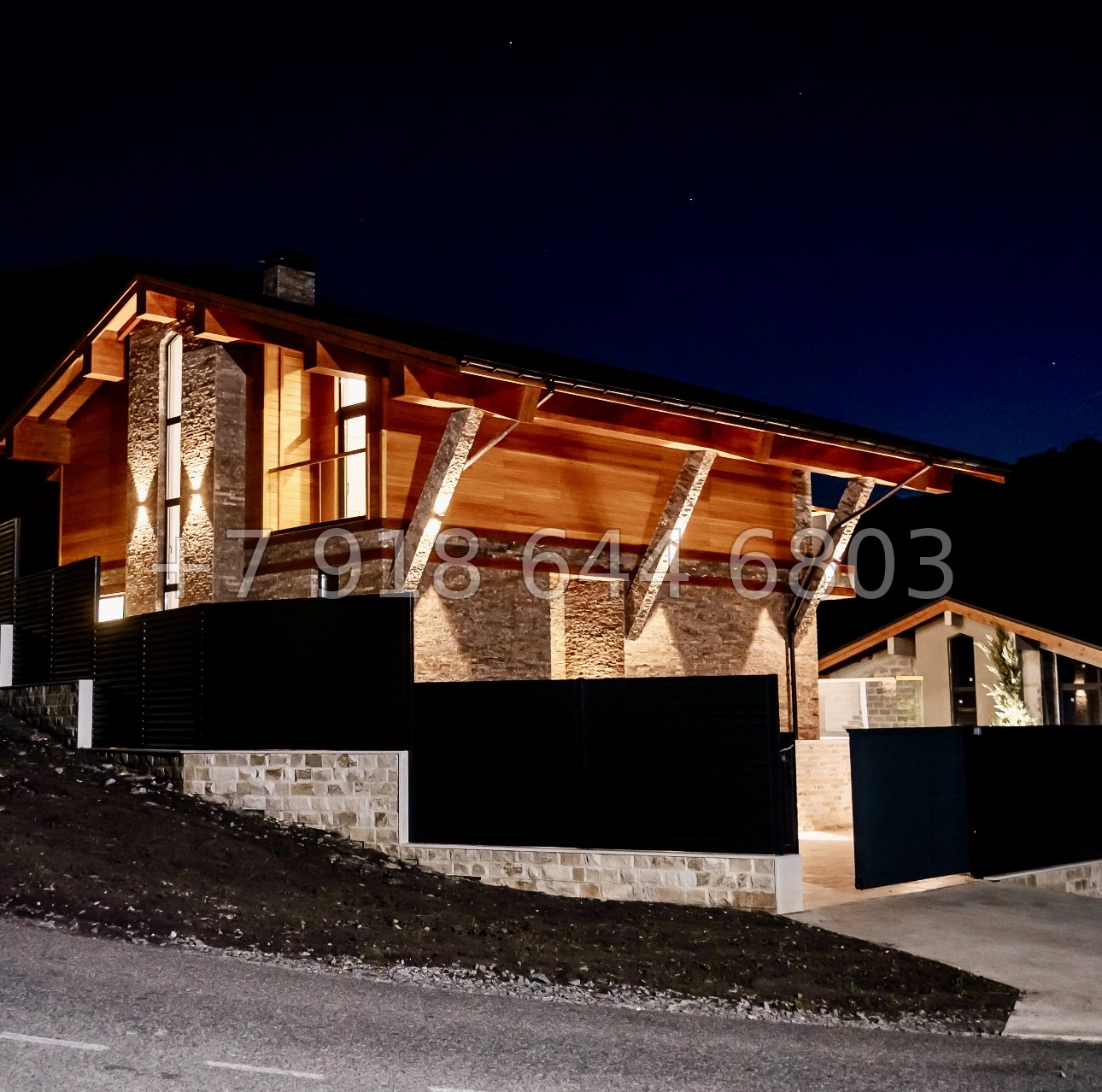 № 25В. Роскошный дом из бруса в городе Сочи с бассейном  - миниатюра 14