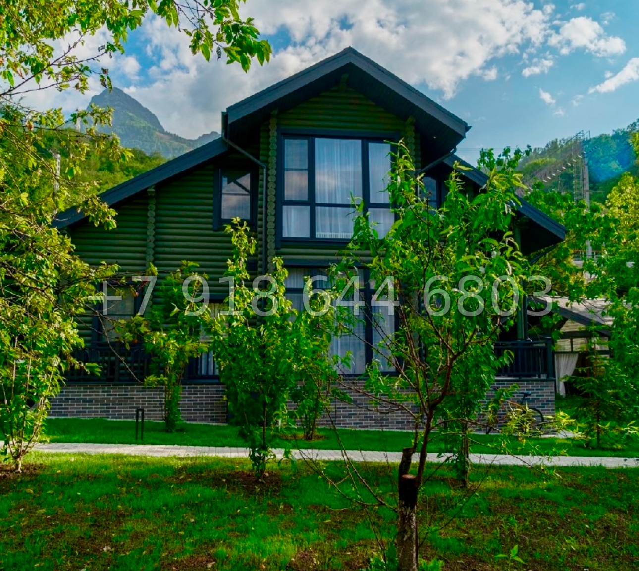 № 48 п. Дом из бруса на Красной Поляне  - миниатюра 1