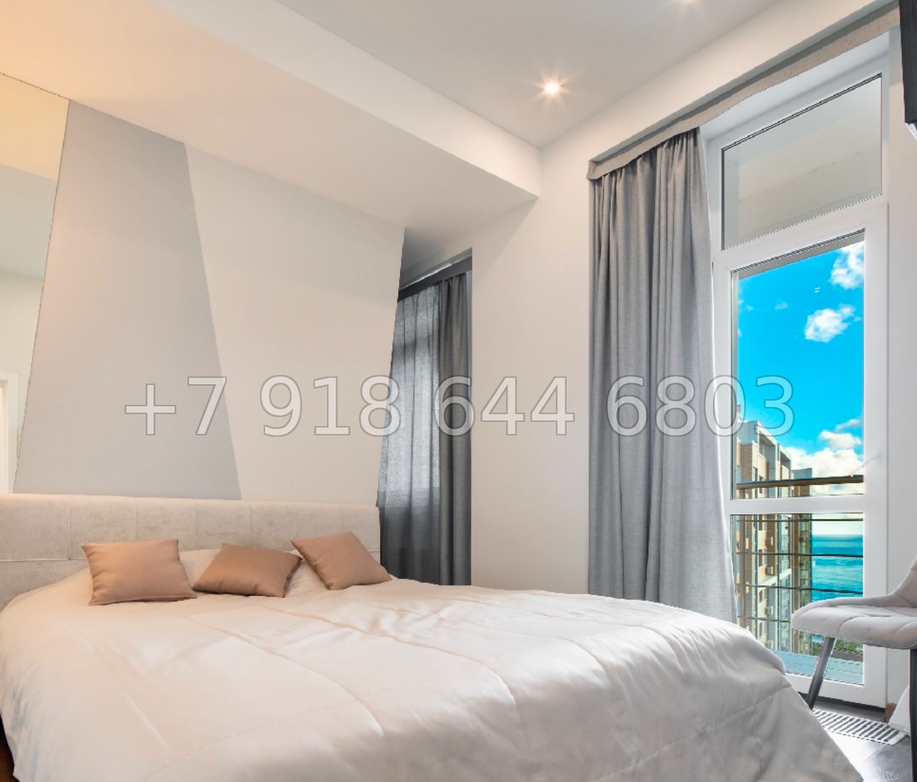 № 70р. Большая квартира на море в доме Бизнес класса ЖК Посейдон Сочи  - миниатюра 6